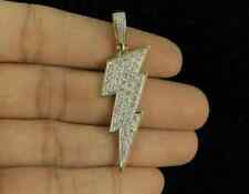 Lightning Bolt Pendant 14K