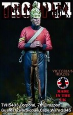 Troop54 54mm resin kit soldier "Corporal, 7th Dragoon Guards, Zwartkopjes," NEW