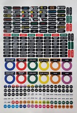 Adesivi Stickers Button Box Sim Racing