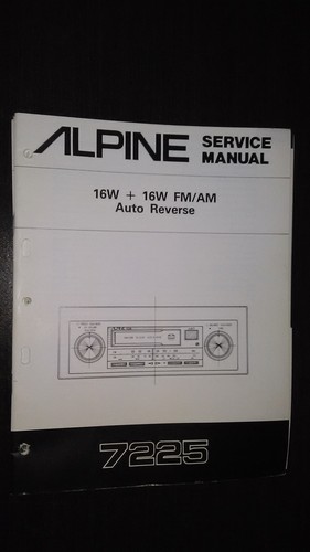 Alpine 7225 lotto libri - alpine,