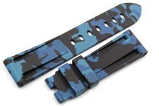MILITARY BLUE SILICONE STRAPS