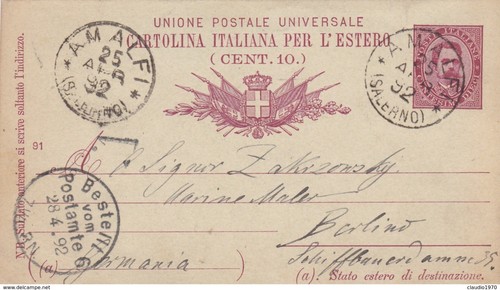 Intero postale per - intero,