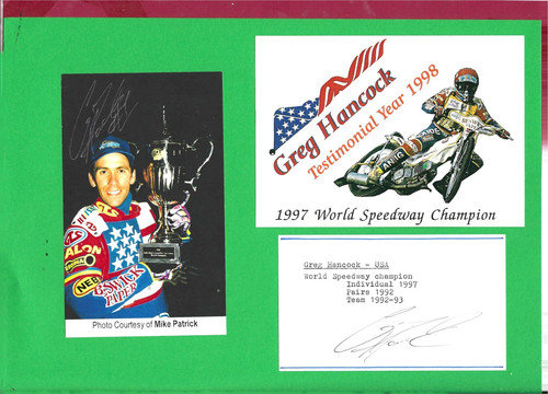 Greg hancock usa pilota - -,