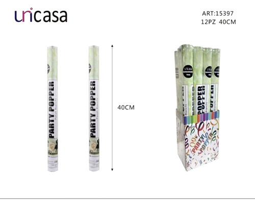 Set tubo spara coriandoli - set,