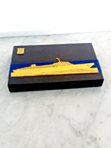 Ferma carte paperweight vetro - carte,