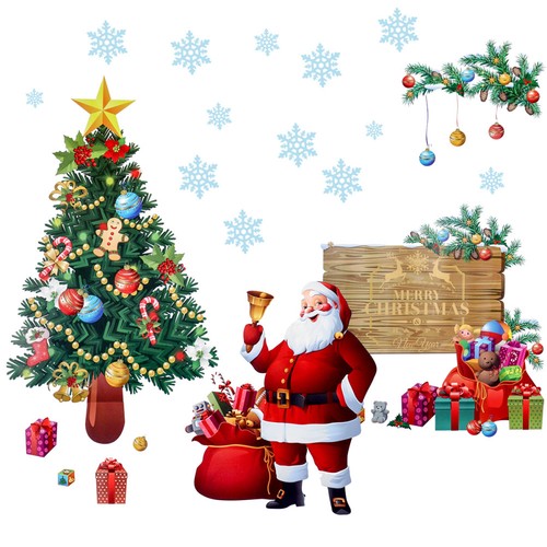 Adesivo finestra natale - ,