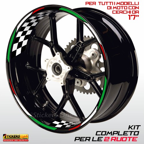 Adesivi moto strisce cerchi