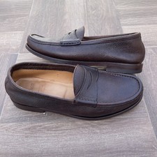 Velasca mocassino uomo taglia 40.5 scarpa handmade vero cuoio marrone