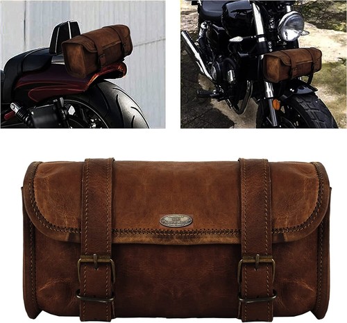 Nuova pelle marrone moto - , 1