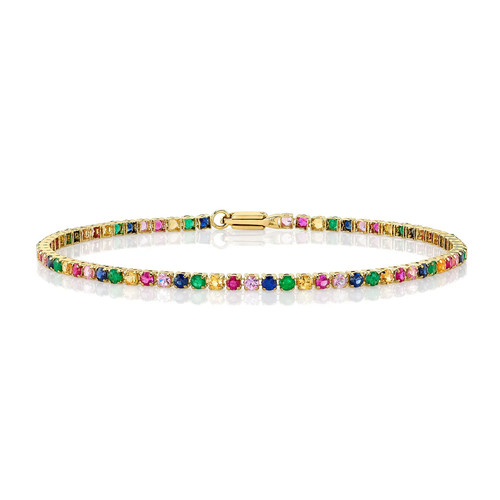 Gemma arcobaleno braccialetto - gemma,