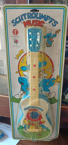 Giocattolo chitarra puffi the - puffi,