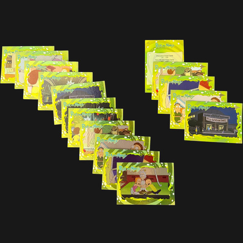 Lotto carte rick and morty - and,