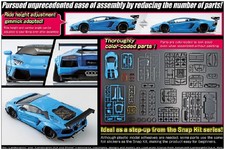 Aoshima 05989 LB Works Lamborghini Aventador Kit Montaggio 1/24