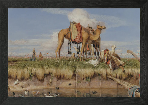 Quadro cammelli all acqua - cammelli, con