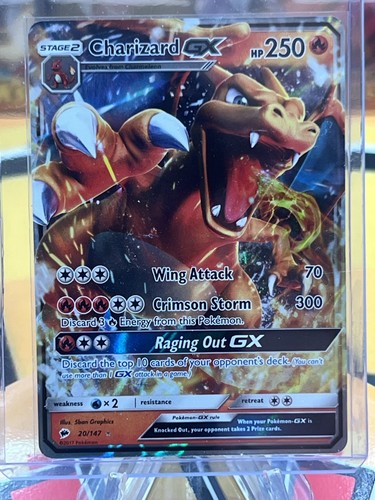 Charizard 147 sm burning - gx,