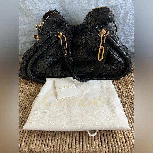 Borsa chloe python - borsa,