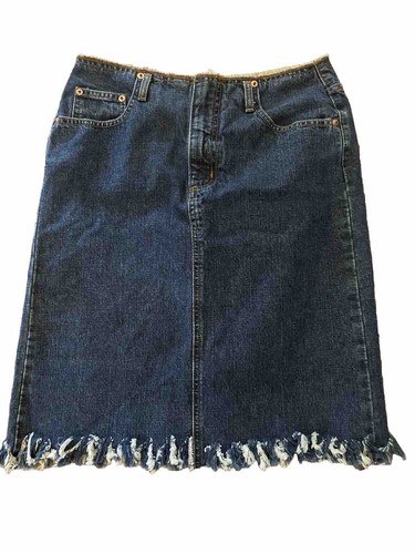 Gonna denim uscita emergenza