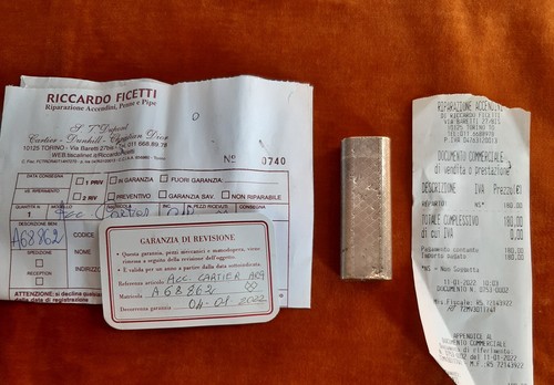 Accendino argento cartier - accendino,
