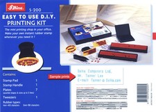 Kit Timbri Gomma Stampa Fai da