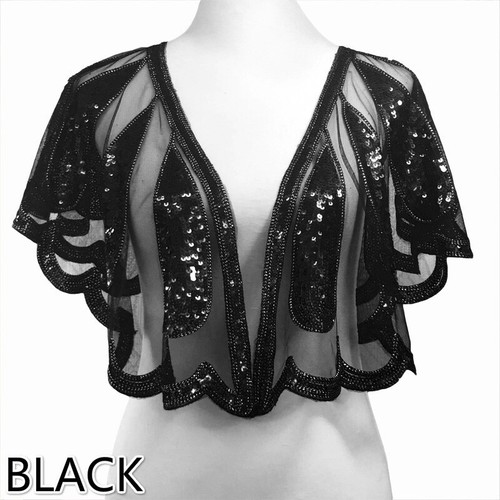 Stola bolero donna glitter