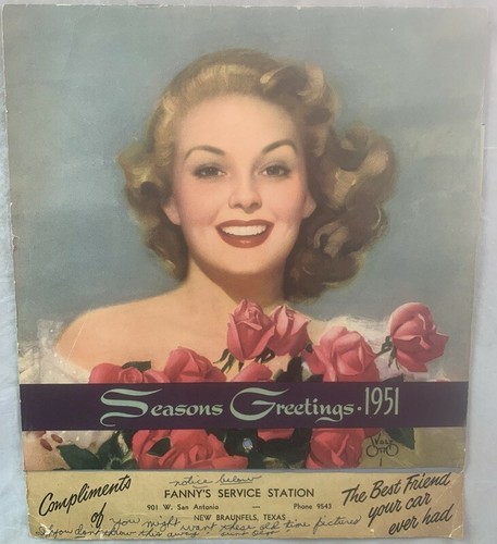 Calendario 1951 walt otto - calendario,