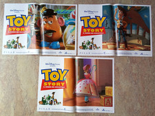 3 fotobuste TOY STORY mondo giocattoli Walt Disney Mr. Potato Woody Bo Peep 1986