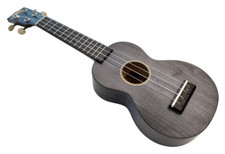 Mahalo Ukulele Soprano Smoke Haze Antracite Custodia Inclusa Island Nuovo