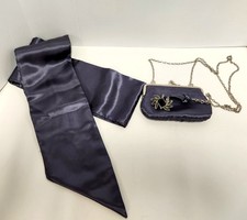 Set accessori Holiday Box vintage borsa - fascia - spilla abbinata marca KMART