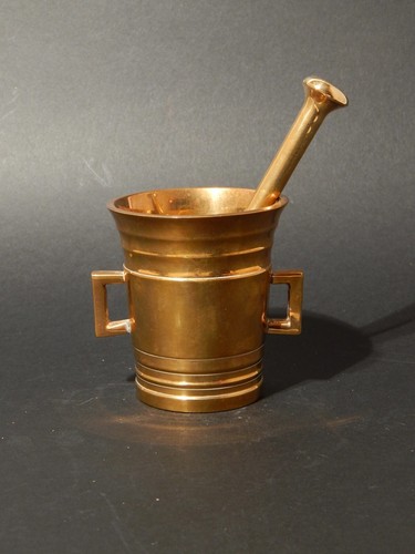 Antico mortaio ottone da - in,