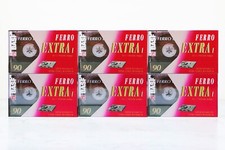 6 Cassettes K7 AUDIO BASF 90