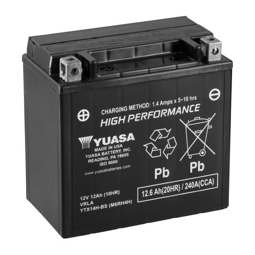 Batteria yuasa ytx14h agm - yuasa, ytx14h-bs