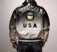 Giubbotto uomo Avirex bianco e