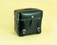 Borsa moto 30L da schienalino sissybar in pelle moto custom attacco universale