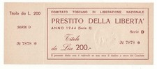 200  LIRE COMITATO TOSCANO