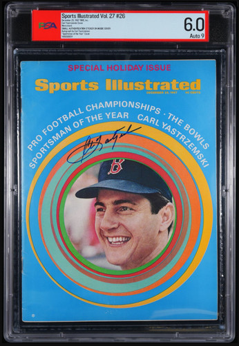 1967 carl yastrzemski - yastrzemski, firmato