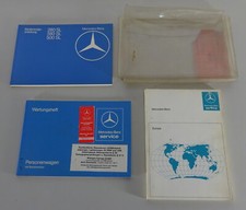 Cartella di bordo + manuale istruzioni Mercedes SL R107 280 SL, 380 SL, 500 SL 03/1981