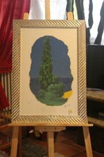 Alvaro Cattaneo olio su carta 57x38