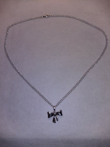 Collana con ciondolo fiocco - collana,