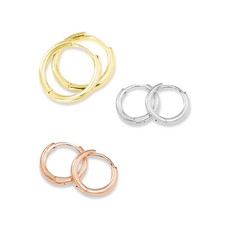 Orecchini cerchio huggie in - orecchini,