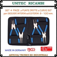 BGS Set di pinze per anelli