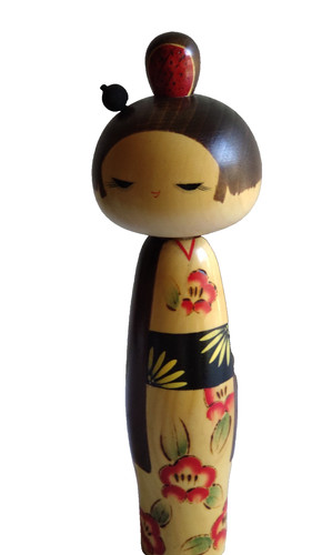 Bambola kokeshi realizzata - bambola,