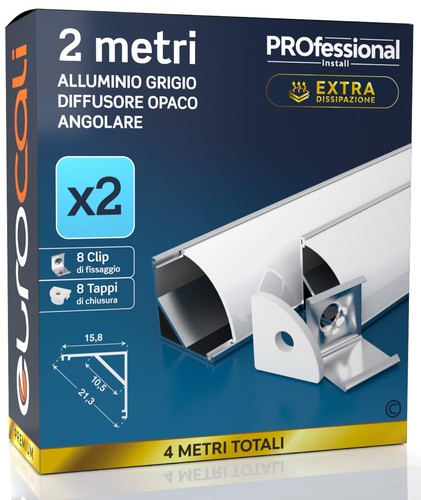 Profili angolari 2 metri - 2x,