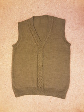 Canotta maglione smanicato