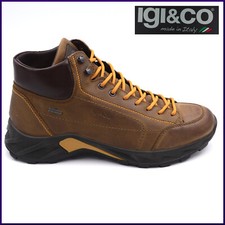 Scarponi uomo IGI & CO Goretex invernali stivaletti  in vera pelle e da memory