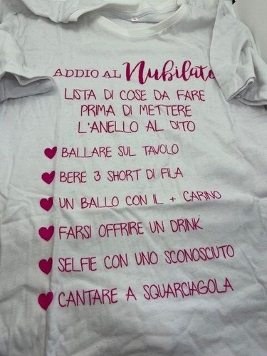 Maglia tshirt gadget addio - tshirt, m