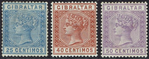 Gibilterra 1889 25c - gibilterra, e