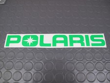 POLARIS SNOWMOBILE MOTOSLITTA LOGO FLUO GREEN 300mm