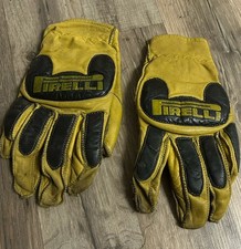 Gants De Cuir Guanti Da Moto Vintage Monferraglia Pirelli Pelle Leather 
