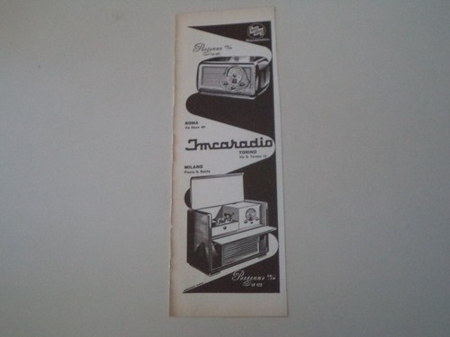 Advertising pubblicità 1954 - pubblicità,