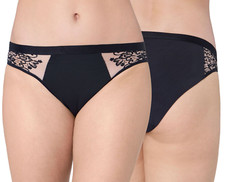 Slip Donna vita media in tulle